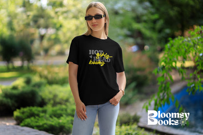 CAMISETA HOT GIRLS READ BOOKS